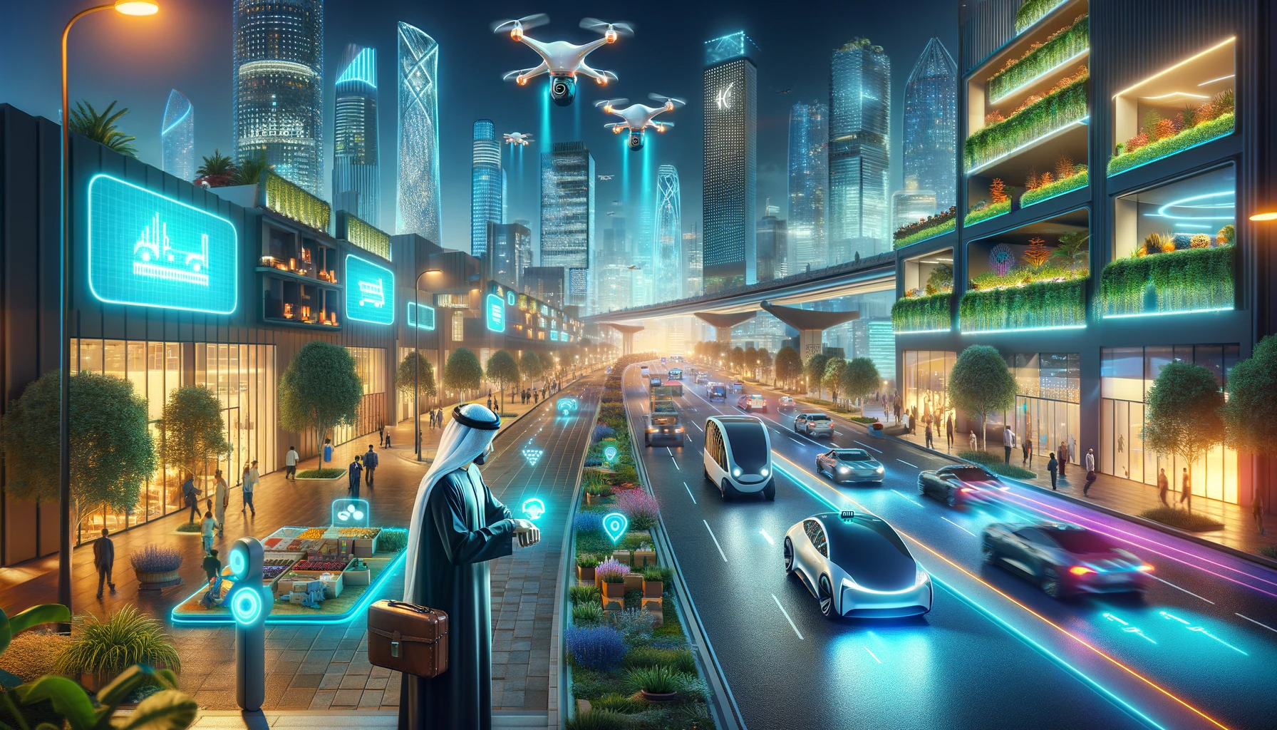 Navigating the City of Tomorrow: A Fusion of Technology and Sustainability